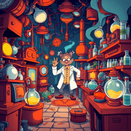 Whose Lab Is It Anyway? - Text-based game