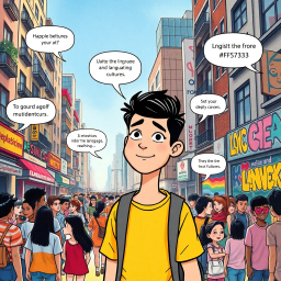 Code Switch Chronicles: Whose Hello Is It Anyway? - Text-based game