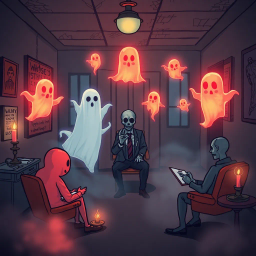 Whose Ghost Is It Anyway? - Text-based game