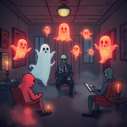 Whose Ghost Is It Anyway? - Text-based game