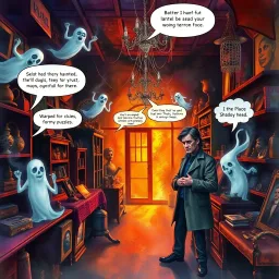Hello, Whose Ghost Is It Anyway? - Text-based game