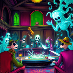 Whose Ghost Is It Anyway? - Text-based game