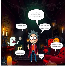 Whose Haunt Is This? - Text-based game