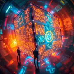 Spinning Cube Adventure - Text-based game