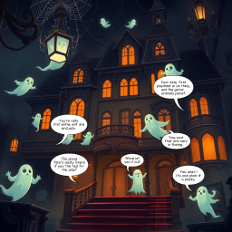 Whose Ghost Is It Anyway? - Text-based game