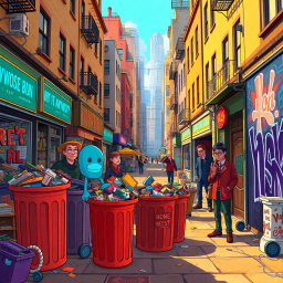 Whose Bin Is It Anyway? - Text-based game
