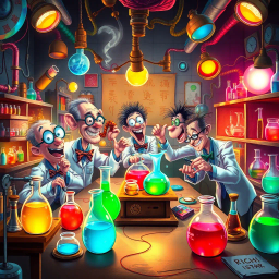 Lab Ruckus: Who's Lab is it Anyway? - Text-based game