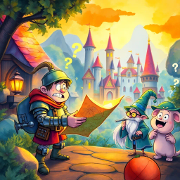 Chronicles of the Clueless: Whose Quest is it Anyway? - Text-based game