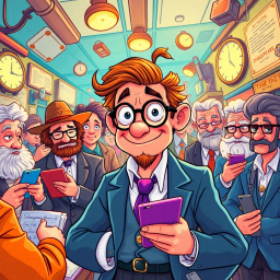 Chrono Chums: Whose Hello Is It Anyway? - Text-based game