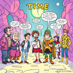 Chrono Chums: Whose Hello Is It Anyway? - Text-based game