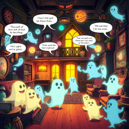 Whose Ghost Is It Anyway? - Text-based game