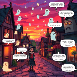 Whose Ghost Is It Anyway? - Text-based game