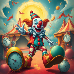 ChronoClowns: Whose Time is It Anyway? - Text-based game