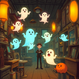 Whose Ghost Is It Anyway? - Text-based game