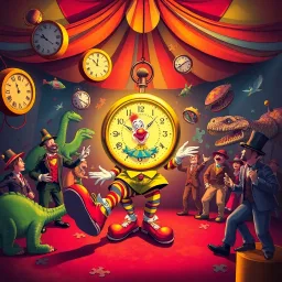ChronoClowns: Whose Time Is It Anyway? - Text-based game