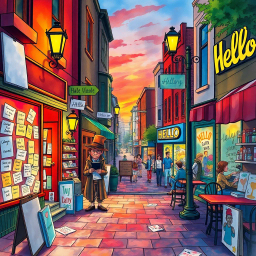 Whose Hellos Are These, Anyway? - Text-based game