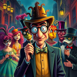 Whose Face Is This, Anyway? - Text-based game