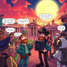 Chronochaos: Whose Time Is It Anyway? - Text-based game