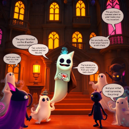 Whose Ghost Is It Anyway? - Text-based game
