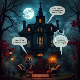 Whose Haunt is This? - Text-based game