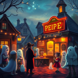 Ghostly Whodunit - Text-based game
