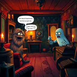 Whose Haunt is This? - Text-based game