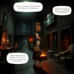 Whose Haunt Is This? - Text-based game