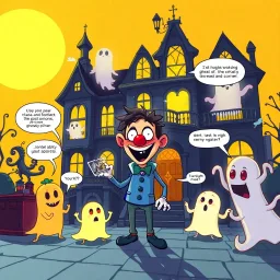 Whose Haunt Is This? - Text-based game