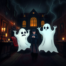 Whose Haunt is This? - Text-based game