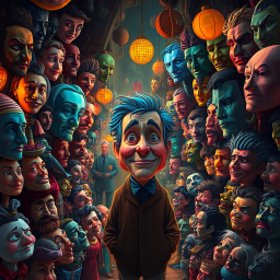 Whose Face Is This, Anyway? - Text-based game