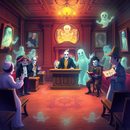 Whose Ghost Is It Anyway? - Text-based game
