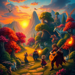 Lute Wars: Strum and Conquer - Text-based game