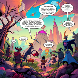 MetaMayhem: Whose Adventure is it Anyway? - Text-based game