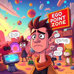 Ego Odyssey: Whose Adventure is it Anyway? - Text-based game