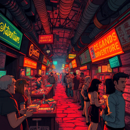 Metamayhem: Whose Adventure Is It Anyway? - Text-based game