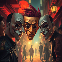 Whose Face Is It Anyway? - Text-based game