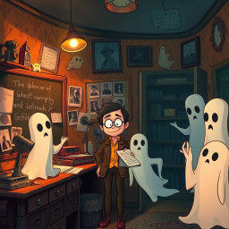 Whose Ghost Is It Anyway? - Text-based game