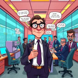 Corporate Quantum Crisis - Text-based game