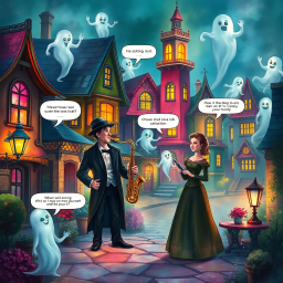 Whose Ghost Is It Anyway? - Text-based game