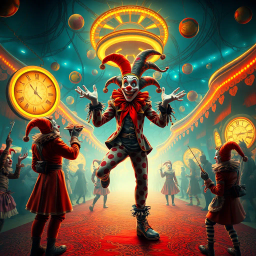 ChronoClowns: Whose Time Is It Anyway? - Text-based game
