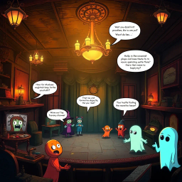 Whose Ghost Is It Anyway? - Text-based game
