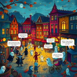 Whose Ghost Is It Anyway? - Text-based game