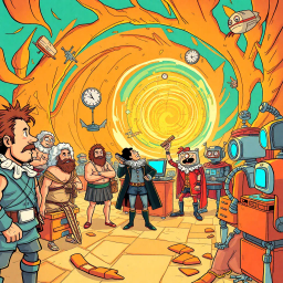 Chronochaos: Whose Time Is It Anyway? - Text-based game