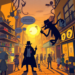 Mystery-humor text games