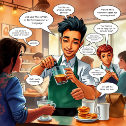 Code-Switch Chronicles: Whose Hello is it Anyway? - Text-based game