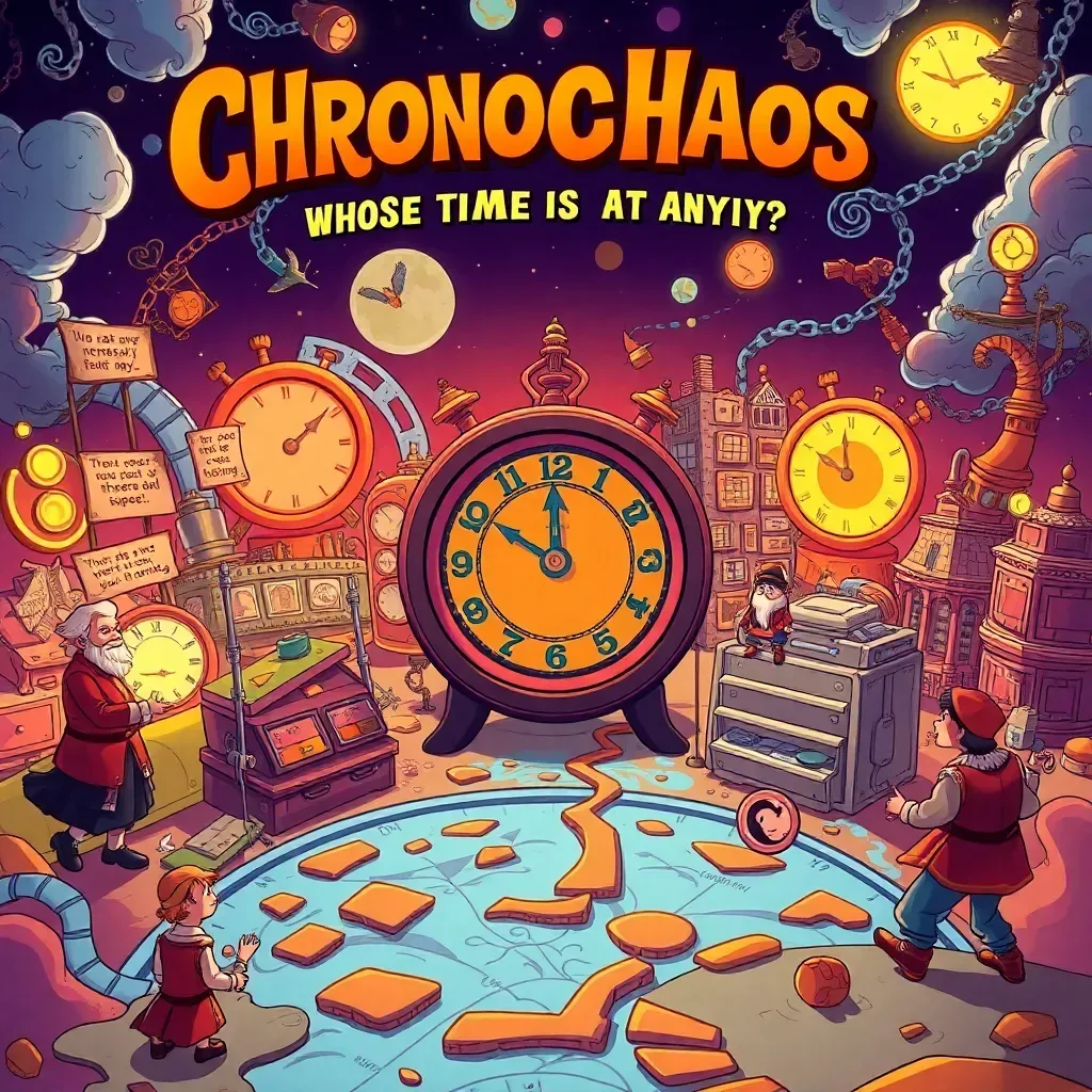 Chronochaos: Whose Time Is It Anyway?