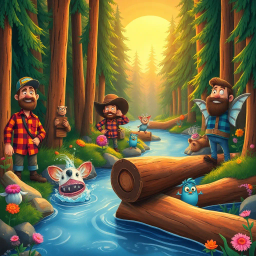 Log Jammin': Whose Logs Are These, Anyway? - Text-based game