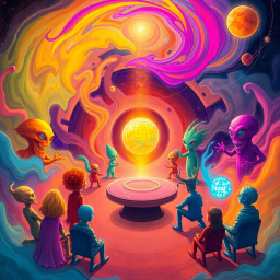 Spectrum Wars: Which Dimension Is It Anyway? - Text-based game