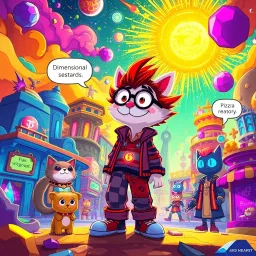 Spectrum Wars: Which Dimension Is It Anyway? - Text-based game