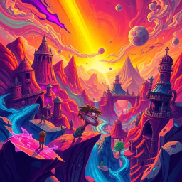 Spectrum Wars: Which Dimension Is It Anyway? - Text-based game